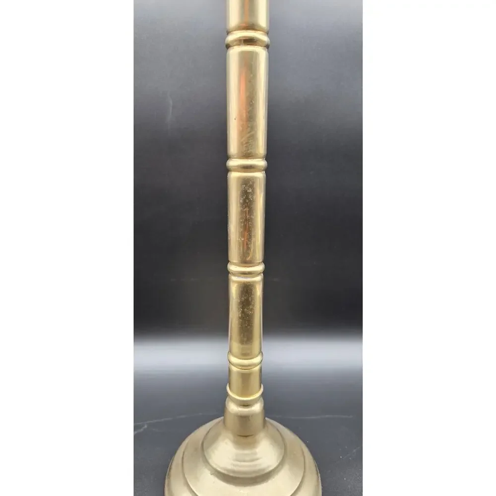 Vintage Brass Toilet Paper Holder Stand Free Standing Bathroom Roll Caddy 22